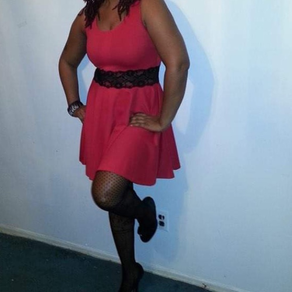 Red Skater Dress